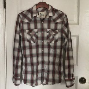 American Eagle Vintage Fit Western Button Up
